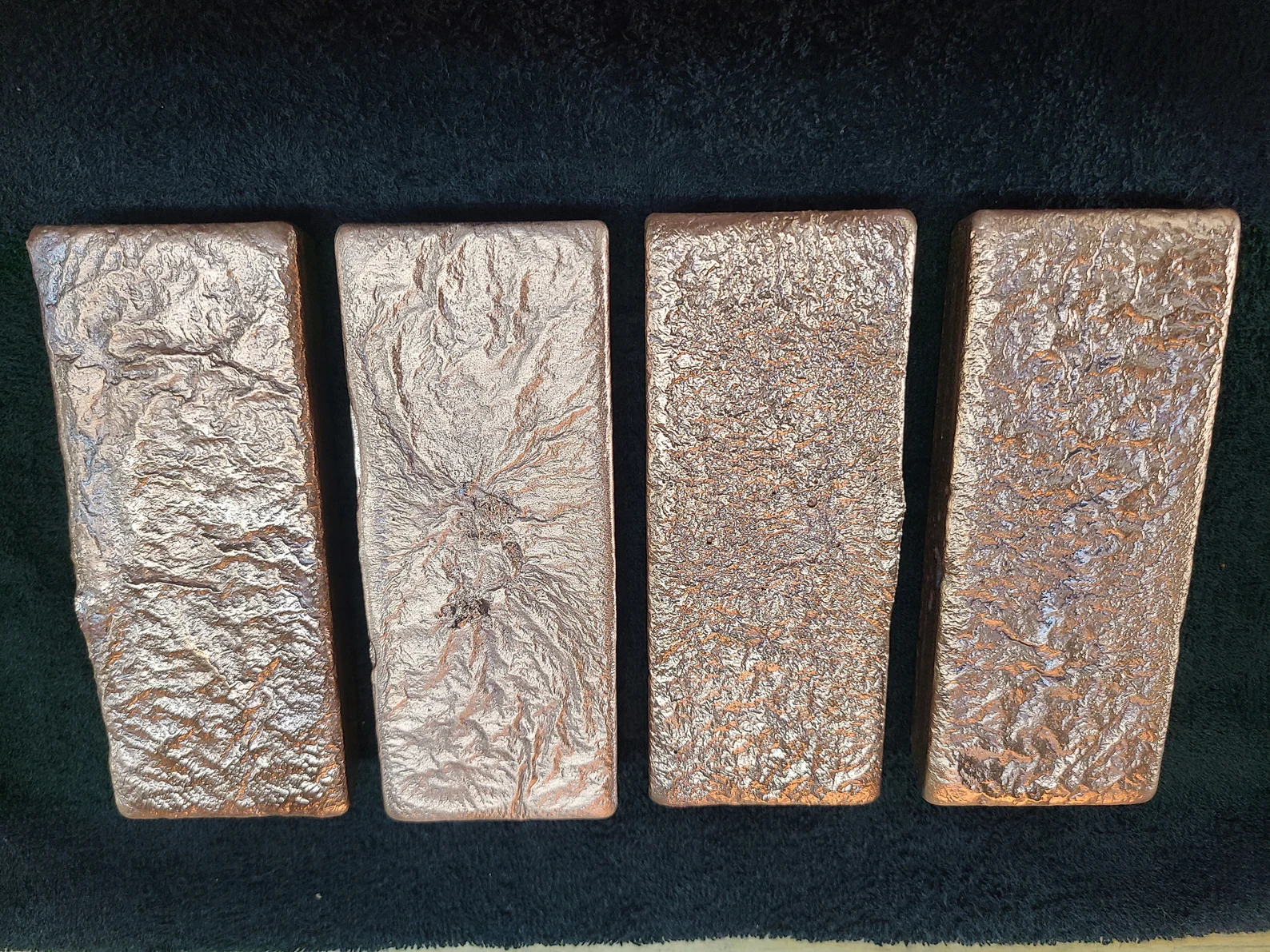 Kupferbarren aus Afrika - Industrielle Qualität